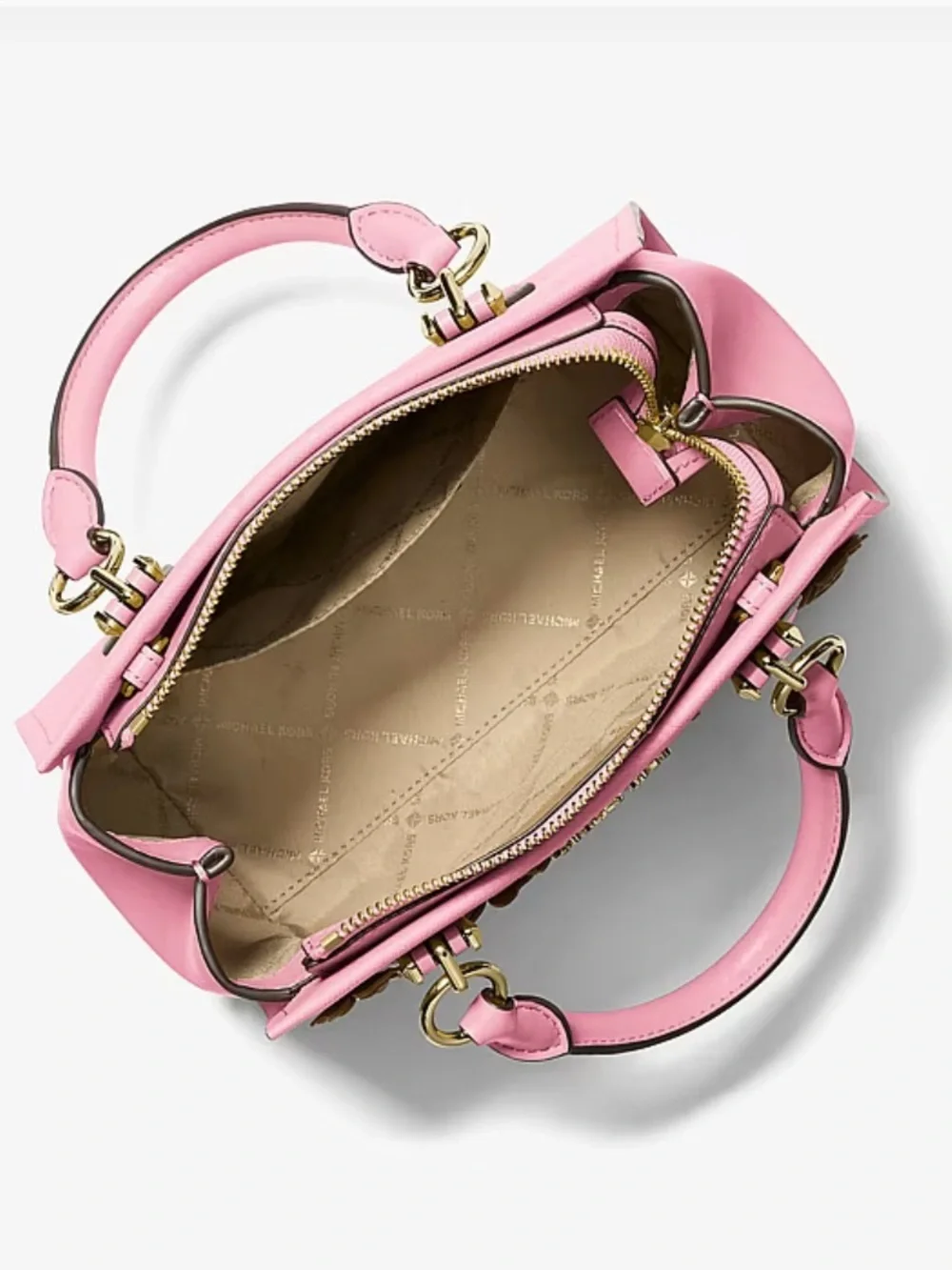MICHAEL KORS  Marilyn Small Floral Embellished Satchel